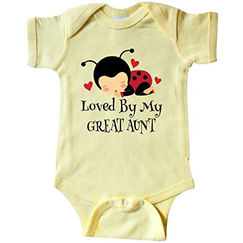 inktastic - Loved by My Great Aunt Infant Creeper 18 Months Banana Yellow 20ecf