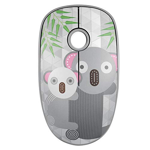 Cute Cartoon Mini Wireless Game Mouse 1600DPI Portable Travel Small Cordless Mice with USB Receiver for Computer Laptop PC for Kids