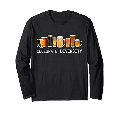 Craft Beer Drinking Celebrate Diversity Beer Long Sleeve T-Shirt