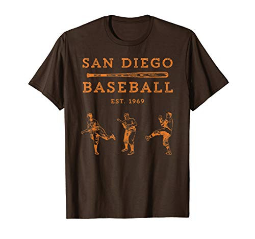 Classic San Diego Baseball Fan Retro Vintage T-Shirt