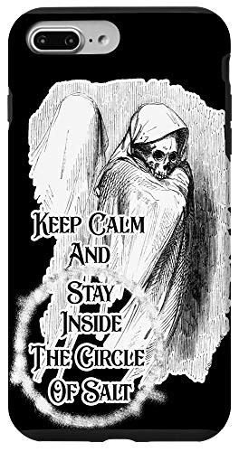 iPhone 7 Plus/8 Plus Witches Keep Calm and Stay Inside The Circle of Salt Wiccan Case