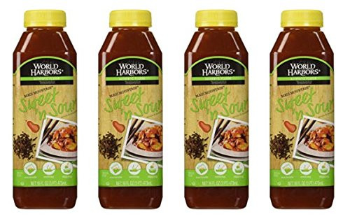 World Harbor Maui Mountain Hawaiian Style Sweet and Sour Sauce 16oz -Pack of 4- World Harbor Maui Mountain Hawaiian Style Sweet and Sour Sauce 16oz -Pack of 4-