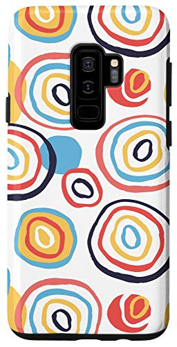 Galaxy S9 Plus Funky Colorful Abstract Circles Pattern Case