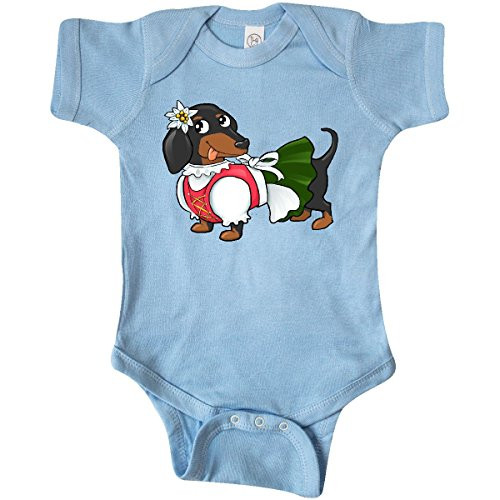 inktastic Cute Black and Brown Infant Creeper 18 Months Light Blue 2c7e2