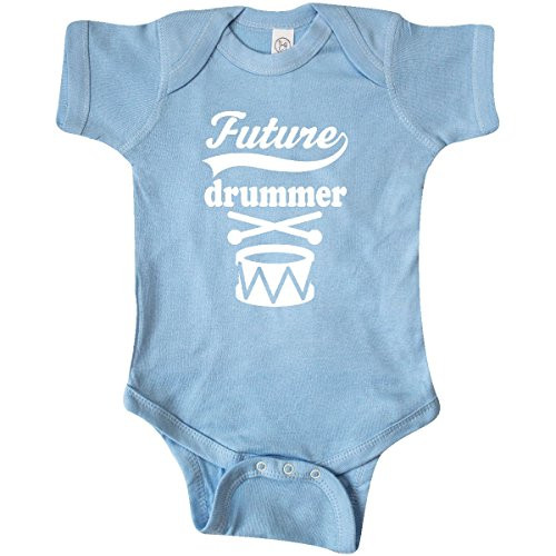 inktastic Future Drummer Music Drumline Infant Creeper Newborn Light Blue 2a8e5