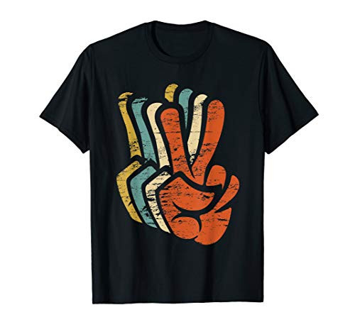 Retro Peace Sign - Love 60s 70s T-Shirt