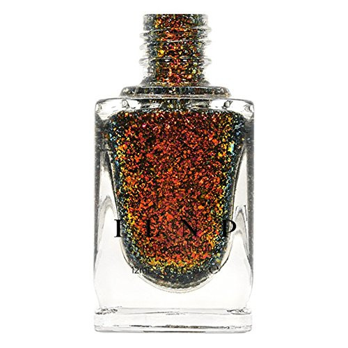 ILNP Glory - Red Orange Copper Gold Chartreuse Ultra Chrome Flakie Nail Polish