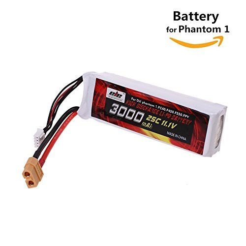Lipo Battery 11.1V 3000mah 25C XT60 Plug for DJI Phantom 1 FC40 DJI Flame Wheel F450 F550 FPV Quadcopter