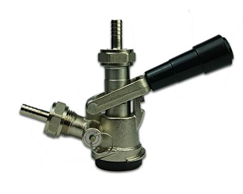 Coldbreak Brewing Equipment D-Coupler US Sankey Keg Coupler, Stainless Steel Probe