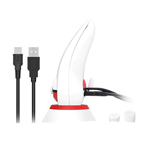 4 in 1 USB Charger Cable with Stand and Grip Holder for Nintendo Switch Poke Ball Plus Controller