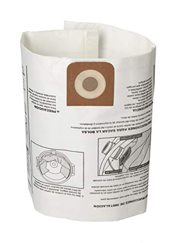 Craftsman 38750 Fine Dust Wet Dry Vac Dust Collection Bags for 16 and 20 Gallon Shop Vacuums 2-Pack -9-38750-