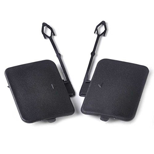 Eastar 2pcs Left Right Rear Bumper Tow Hook Cover Cap Fit for BMW X5 E70 2006-2011