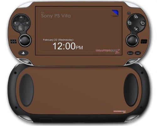 Sony PS Vita Skin Solids Collection Chocolate Brown by WraptorSkinz
