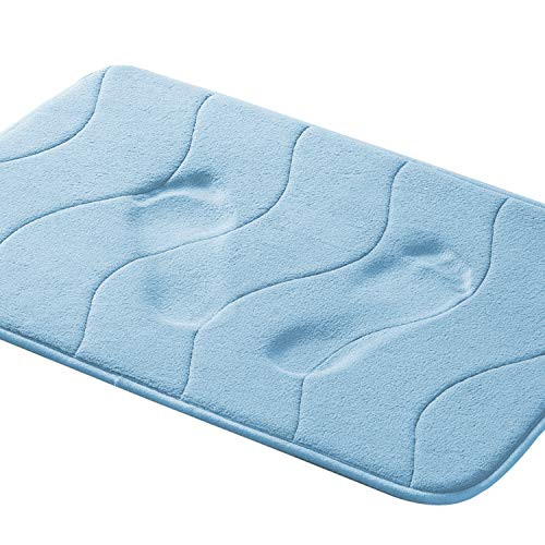 Memory Foam Bathroom Kids Rug Mat Slip-Resistant Extra Absorbent Bath Mat Set Non Slip Dry Fast Bath Mat Extra Soft and Absorbent Machine-Washable Non-Slip Bath Rugs-Green 20 inch x 32 inch-