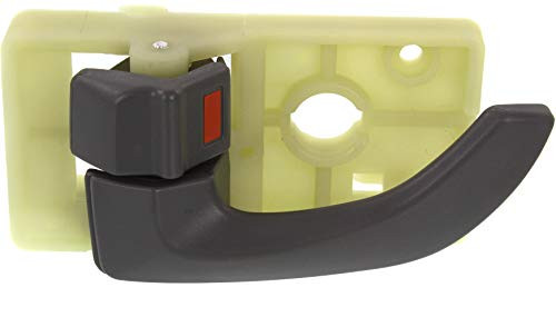 Interior Front Door Handle Compatible with HYUNDAI TUCSON 2005-2009 LH Brown Plastic --REAR-