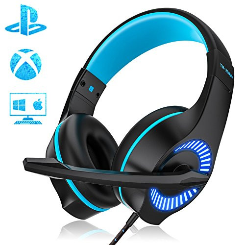 AceMining Gaming Headset,USB Headset,Wired Headset with Clear Sound,for PS4, PC, Xbox One Controller and so on, Noise Cancelling Over Ear Headphones with Mic, LED Light,Surround Sound, Volume Control AceMining Gaming Headset,USB Headset,Wired Headset with Clear Sound,for PS4, PC, Xbox One Controller and so on, Noise Cancelling Over Ear Headphones with Mic, LED Light,Surround Sound, Volume Control