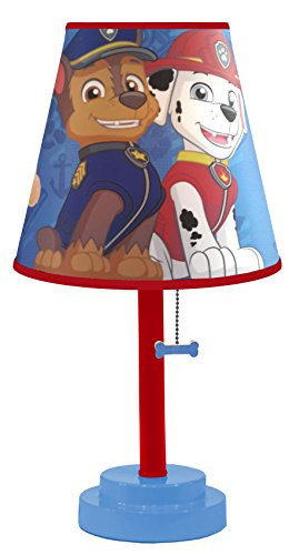 Nickelodeon Paw Patrol Table Lamp with Die Cut Lamp Shade