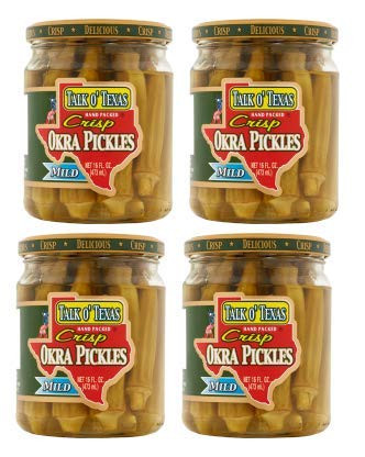 Talk O Texas Okra Pickled Mild -2 count- -Pack of 2-