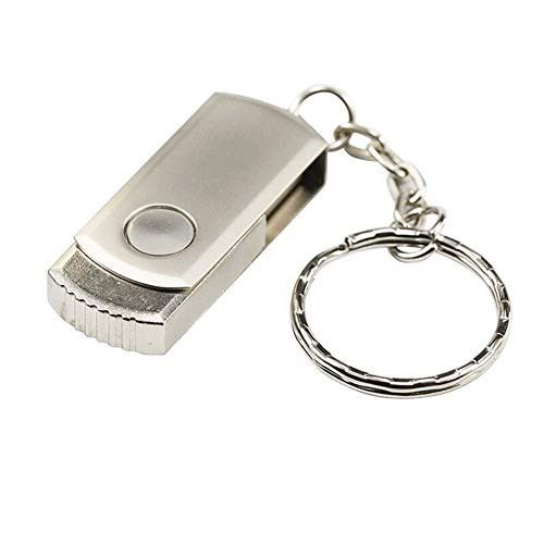 YTBUBOR Flash Drives Memory Stick U Disk Portable Metal USB Flash Drive 128GB 64GB 32GB 16GB 4GB Pen Drive Mini Flash USB Memory Stick Memory Tool -Capacity  64GB Color  Silver-