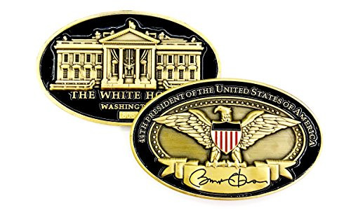President Barack Obama White House Eagle Signed Challenge Coin