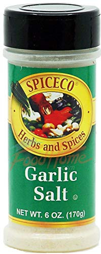 SpiceCo garlic salt 6-ounce plastic shaker -pack of 1-