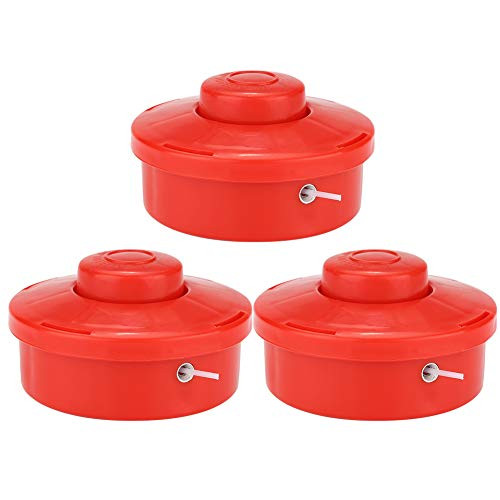 Fdit 3Pcs Universal Grass Trimmer Heads Replacement Garden Mower Brush Cutter Head