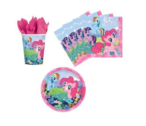 My Little Pony Birthday Party Supplies Set Plates Napkins Cups Kit for 16 by Designware