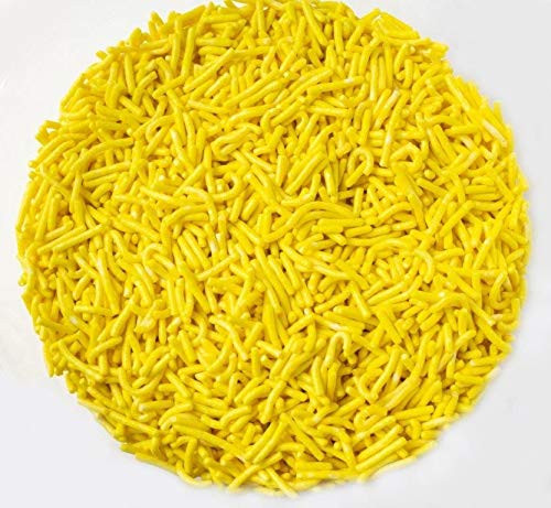 Easter Yellow Jimmies/Sprinkles - 1 LB Sprinkles BULK Jimmies - Edible Cake Cupcakes Dessert  and  Ice Cream Topping