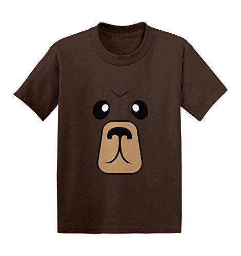 Bear Face - Wild Animal Infant/Toddler Cotton Jersey T-Shirt -Brown 3T-