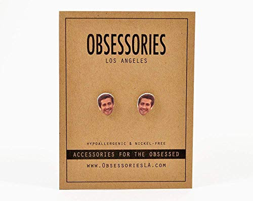 Handmade Jake Gyllenhaal Stud Earrings