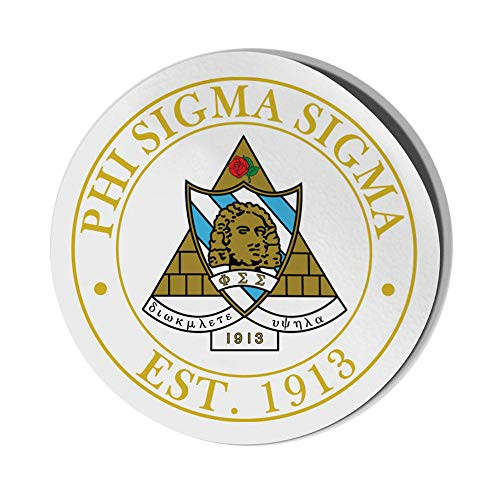 Greekgear Phi Sigma Sigma Circle Crest - Shield Decal