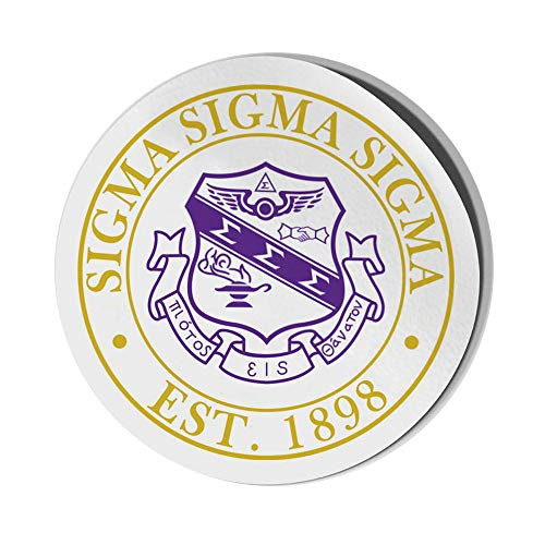 Greekgear Sigma Sigma Sigma Circle Crest - Shield Decal