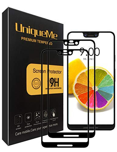 [2 Pack] INGLE Compatible with Google Pixel 3 XL Screen Protector, Full Coverage Tempered Glass Screen Protector Film Edge to Edge Protection for Google Pixel 3 XL