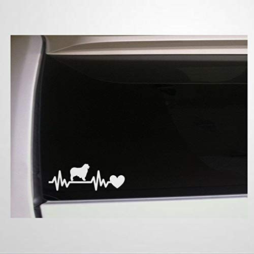 Australian Shepherd Heartbeat Lifeline Car Decal Aussie Love CanineStickers Vinyl Decal Car Decal Window Decal Bumper Stickers Die Cut Decals Funny Custom Laptop Stickers Present