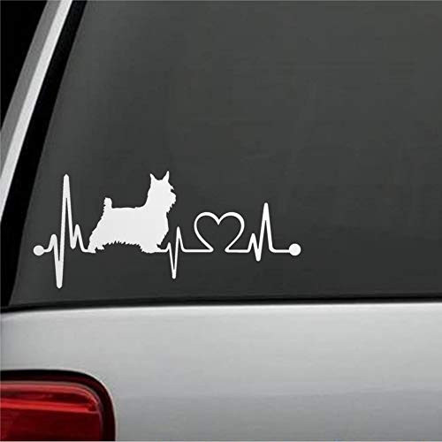 Westie Terrier Heartbeat Lifeline Dog Decal Stickers Car Decal Window Decal Vinyl Decal Die Cut Decals Funny Laptop Stickers Bumper Stickers Present