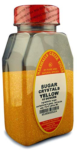 New Size Marshalls Creek Spices Sugar Crystals Yellow Seasoning 10 Ounce 