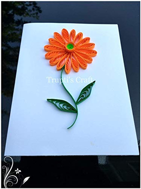 Paper Quilling Daisy Flower Any Occasion Greeting Card/Wall Decor/Wall Frame Paper Quilling Daisy Flower Any Occasion Greeting Card/Wall Decor/Wall Frame