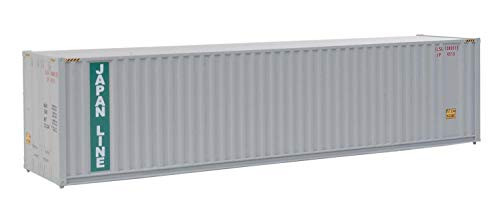 Walthers Scenemaster HO Scale Model of Japan Lines 40 Hi Cube Corrugated Container w/Flat Roof