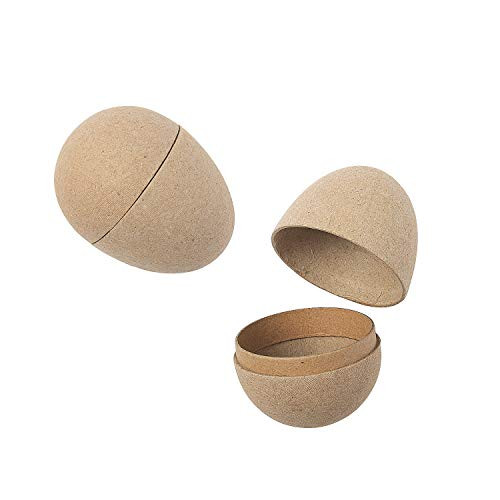 Fun Express DIY Paper Mache Easter Eggs - Set of 12 - Easter Craft Supplies Fun Express DIY Paper Mache Easter Eggs - Set of 12 - Easter Craft Supplies