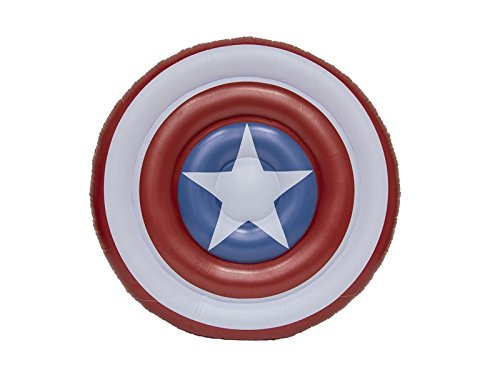 SwimWays Marvel Oversized Captain America Inflatable Shield Float SwimWays Marvel Oversized Captain America Inflatable Shield Float