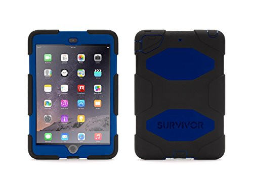 Griffin Technology Black/Blue Survivor All-Terrain Case + Stand for iPad Mini Griffin Technology Black/Blue Survivor All-Terrain Case + Stand for iPad Mini