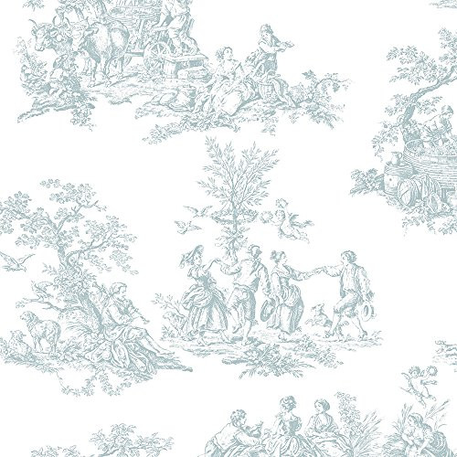 Norwall MH36500 Romantic Toile Wallpaper
