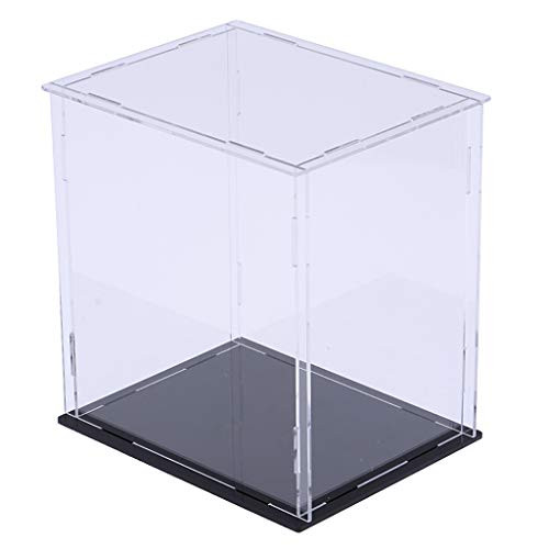 dailymall Clear Acrylic Display Case Box 18x14x20cm for Action Figure Toy Collectibles