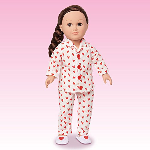 Doll Clothes My Life As 18 inch Doll Clothes Red Heart Pajama Set American Doll