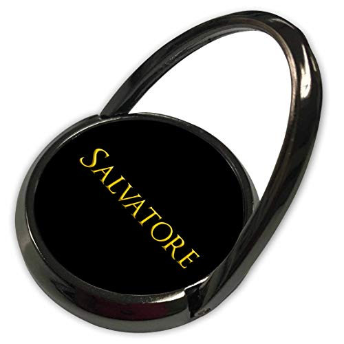 3dRose Salvatore Favored Male Name in The USA. Yellow on Black Charm - Phone Rings -phr_340576_1-