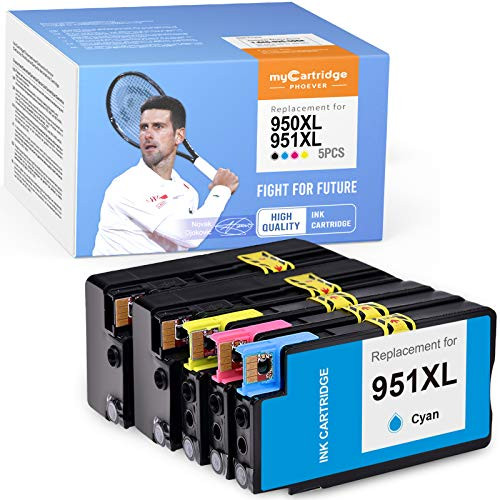myCartridge PHOEVER Compatible Ink Cartridge Replacement for HP 950XL 951XL 950 XL 951 XL Ink for Officejet Pro 8600 8100 8625 8610 8630 8615 8620 8640 High Yield -Black Cyan Magenta Yellow 5-Pack- myCartridge PHOEVER Compatible Ink Cartridge Replacement for HP 950XL 951XL 950 XL 951 XL Ink for Officejet Pro 8600 8100 8625 8610 8630 8615 8620 8640 High Yield -Black Cyan Magenta Yellow 5-Pack-