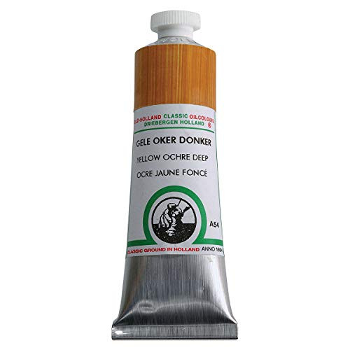 Old Holland Classic Oil Color - Yellow Ochre Deep - 40ml Tube