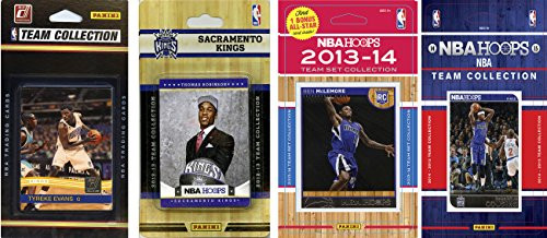 NBA Sacramento Kings 4 Different Licensed Trading Card Team Sets Brown One Size