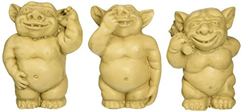 Design Toscano The Picc-a-Dilly Gargoyle Sculptures - Small Set Includes: Small Bum, Ear and.