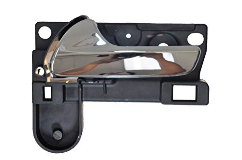 PT Auto Warehouse CH-2602M-LH - Interior Inner Inside Door Handle Chrome Lever - Driver Side